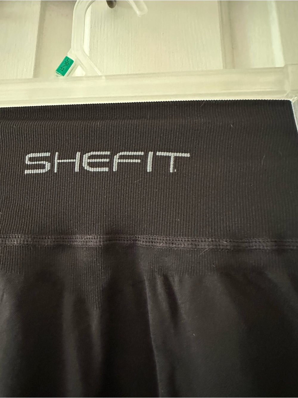 SHEFIT Black Cropped High-Rise Athletic Pants